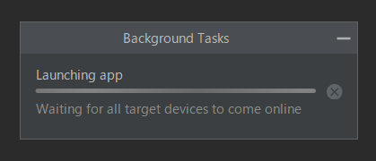 Android Studio : Waiting for all target devices to come online... いつまでたってもアプリがAndroidエミュレータにインストされない